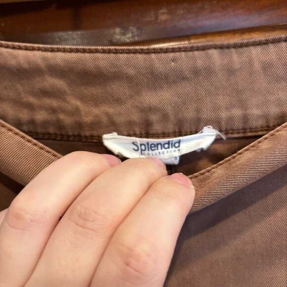 NWOT Splendid Margaret Wide Leg Lyocell Blend Trouser Pants // M - Picture 4 of 6